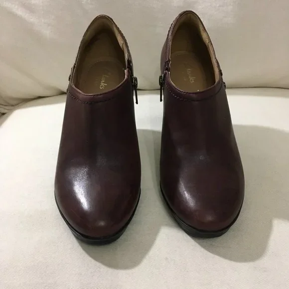 Clarks Lida Palmer Artisan Leather Heeled Clog - Picture 4 of 7